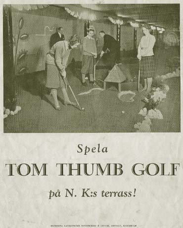Golf på terrass